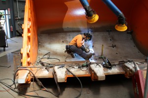 Hitachi EX3600 Bucket Rebuild